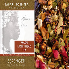 Smoked Rose Flower Black Tea - Masai Lion's Head
