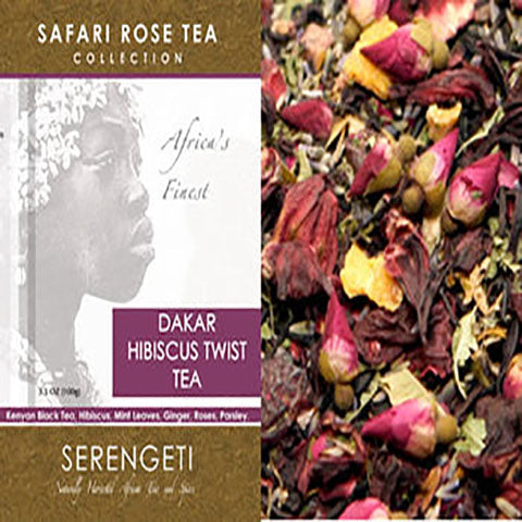 Rose, Hibiscus, Mango Black Tea - Dakar Hibiscus Twist