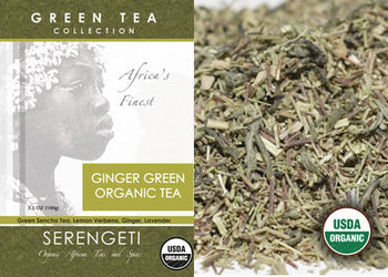 Ginger Lavender Green Tea - Sencha Green Tea