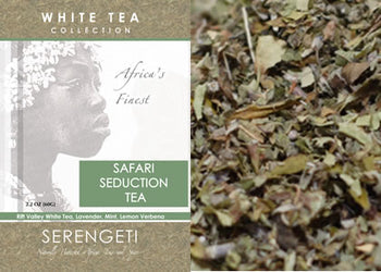 KENYAN LAVENDER, MINT, VERBINA WHITE TEA - Safari Seduction